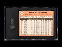 A 1969 Topps Mickey Mantle Baseball Card No. 500 (SGC 1)