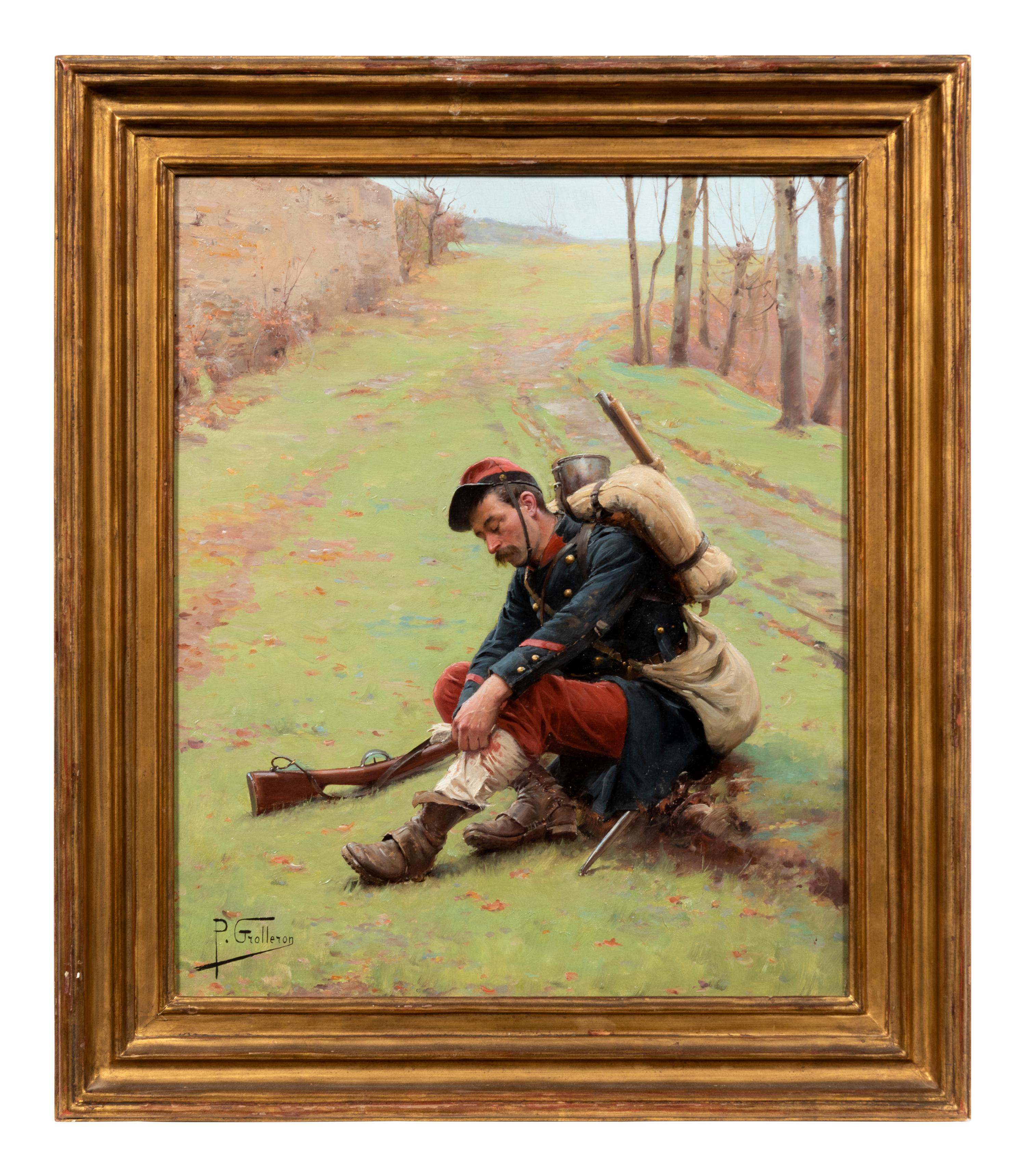 A Seated Foot Soldier