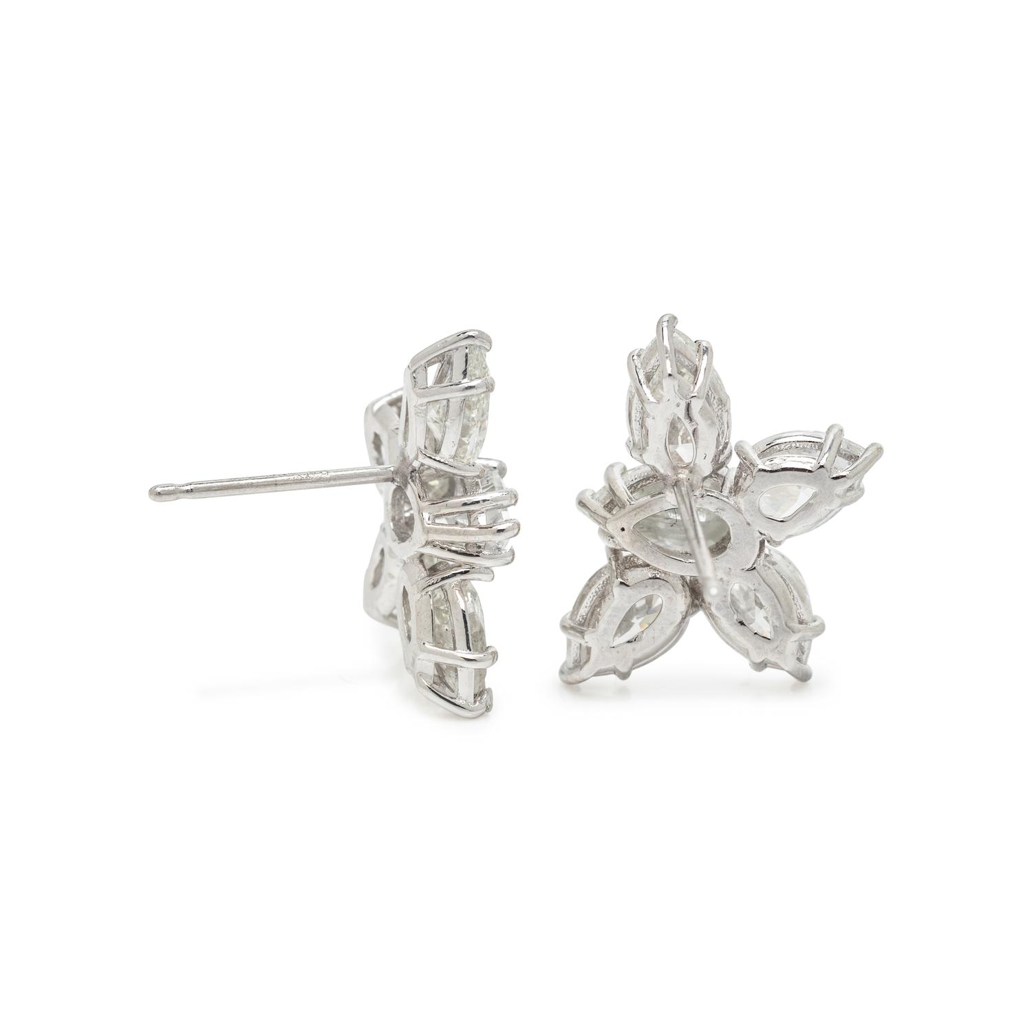 DIAMOND CLUSTER EARRINGS