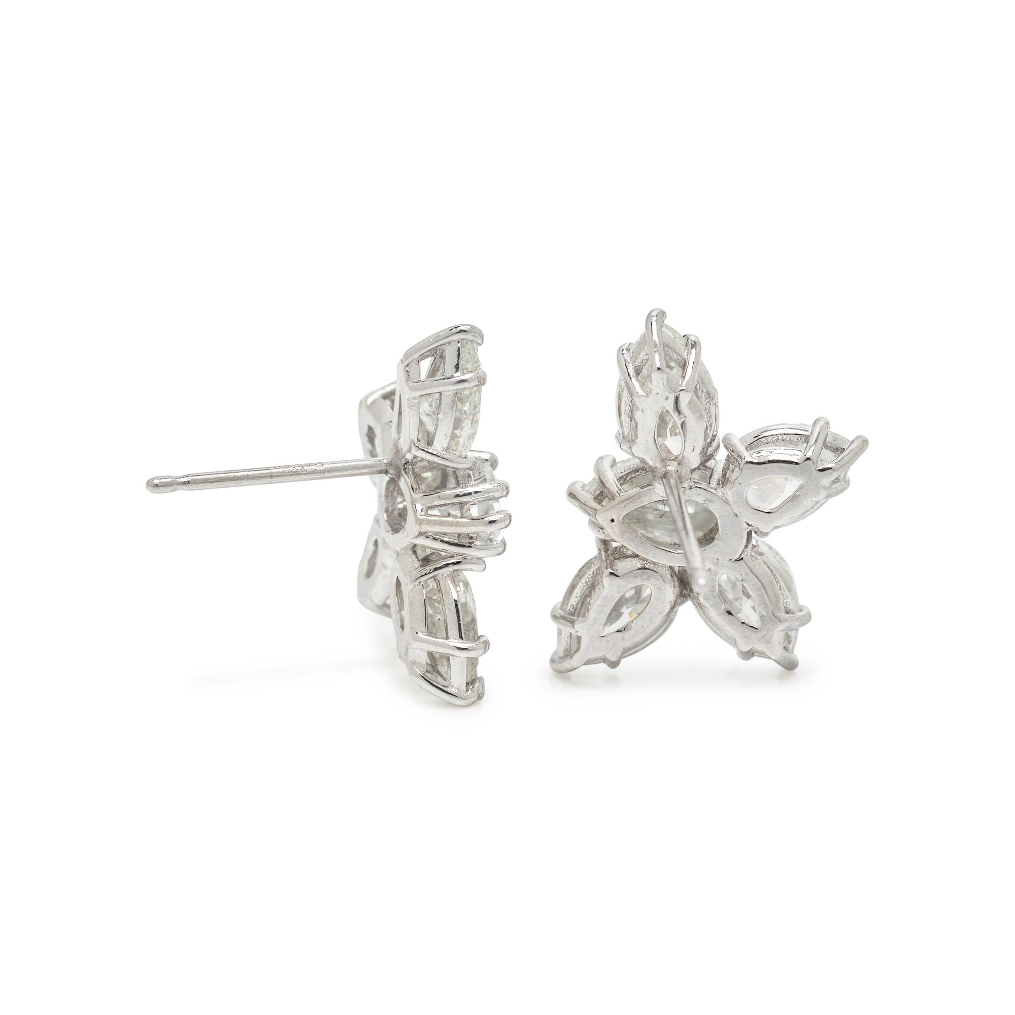 DIAMOND CLUSTER EARRINGS