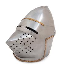 A Group of Four Pressed Metal Armor Helmets