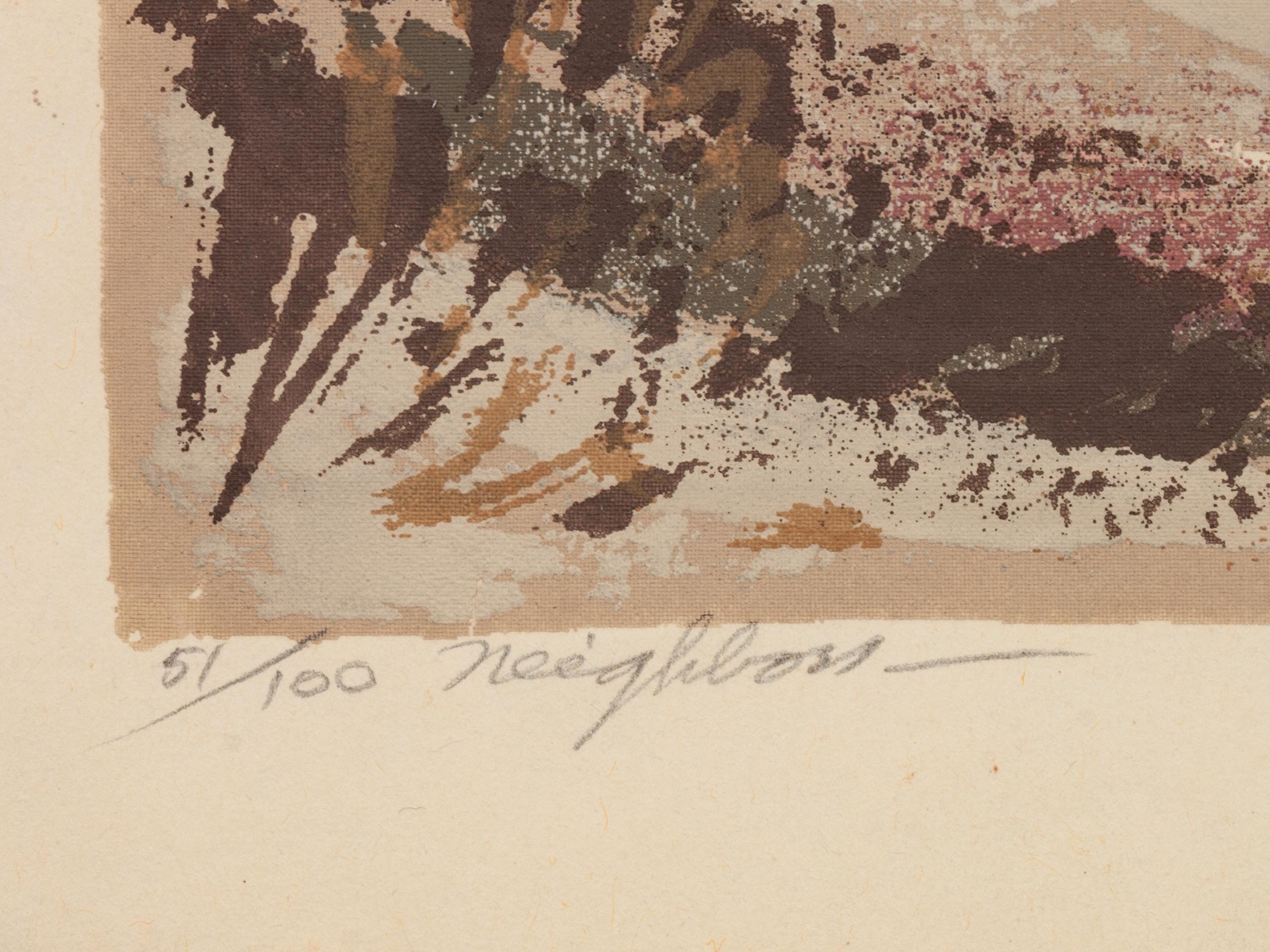 Four Works: Sunset - Santa Fe, edition 115/120; Neighbors , edition 51/100; Abiqui, New Mexico, edition 119/120; Old Pine Tree , edition 101/150