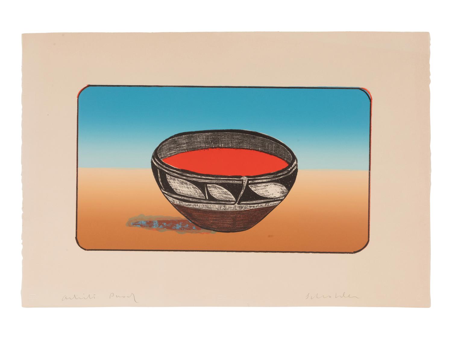 Santo Domingo Bowl with Tomato Soup , Artist's Proof