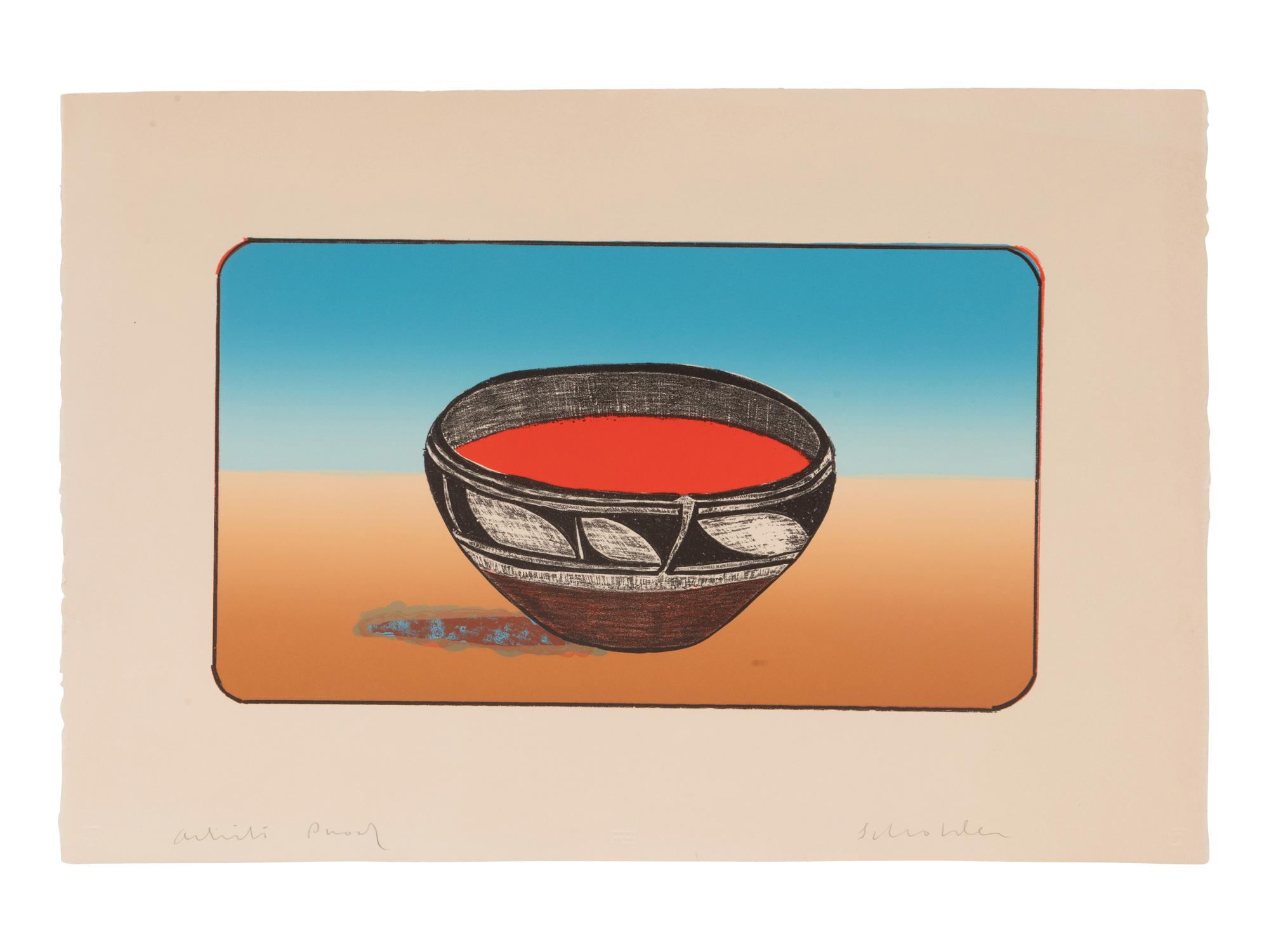 Santo Domingo Bowl with Tomato Soup , Artist's Proof
