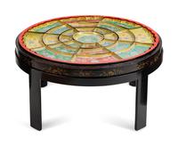 A Chinese Enamel Circular Condiment Set — 19TH CENTURY