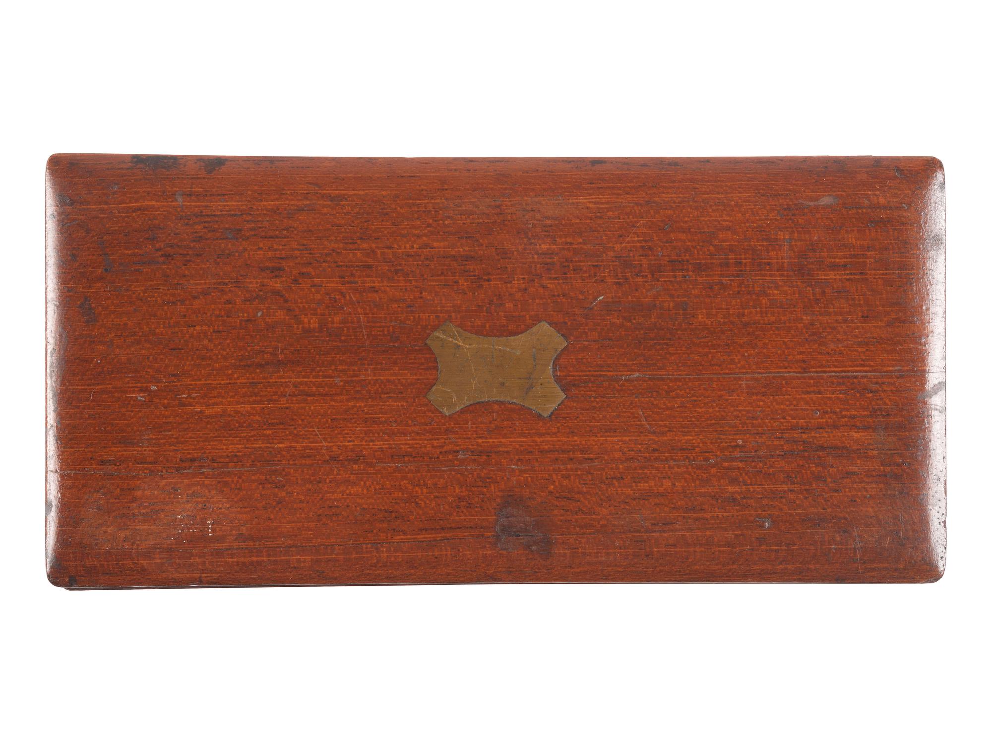 [CIVIL WAR]. Drafting set with tools marked "USN." Ca 19th century.