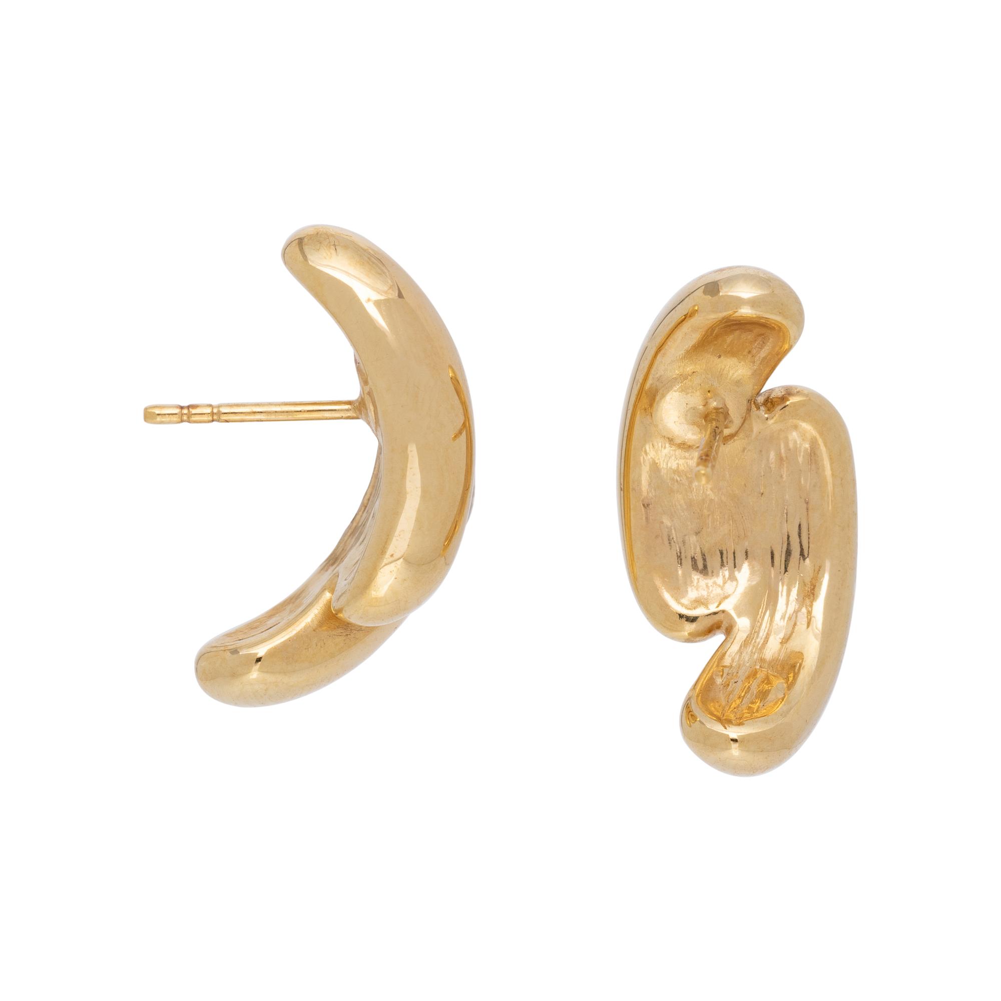 COLLECTION OF YELLOW GOLD EARRINGS
