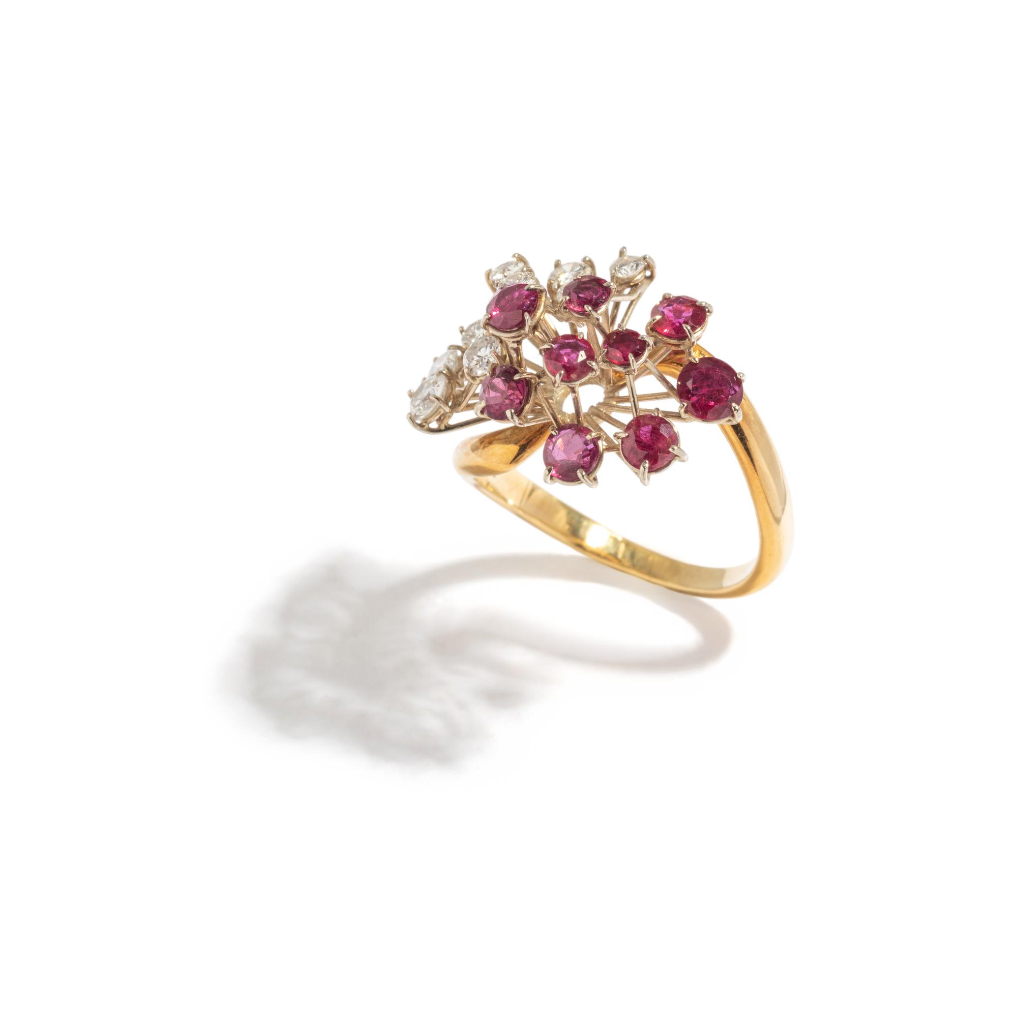 RUBY AND DIAMOND RING
