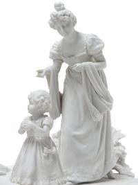 A German Bisque Porcelain Figural Group