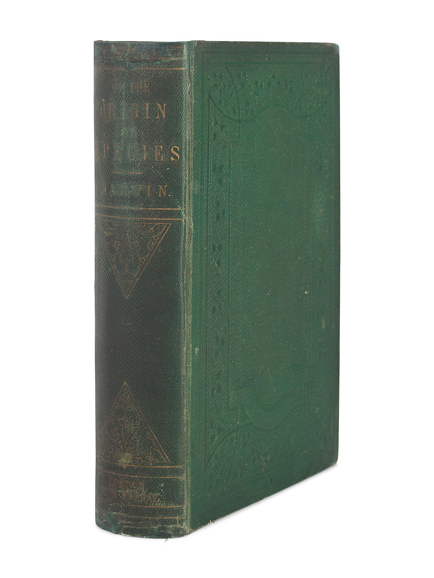 DARWIN, Charles Robert (1809-1882). On the Origin of Species by Means of Natural Selection . London: W. Clowes and Sons for John Murray, 1859.