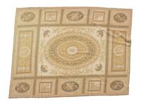 An Aubusson Style Needlepoint Rug 10 feet 8 inches x 8 feet. — 20TH CENTURY