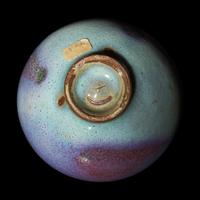 A Chinese Junyao Bubble Bowl, Jin/Yuan Dynasty 金/元 鈞窯紫斑碗