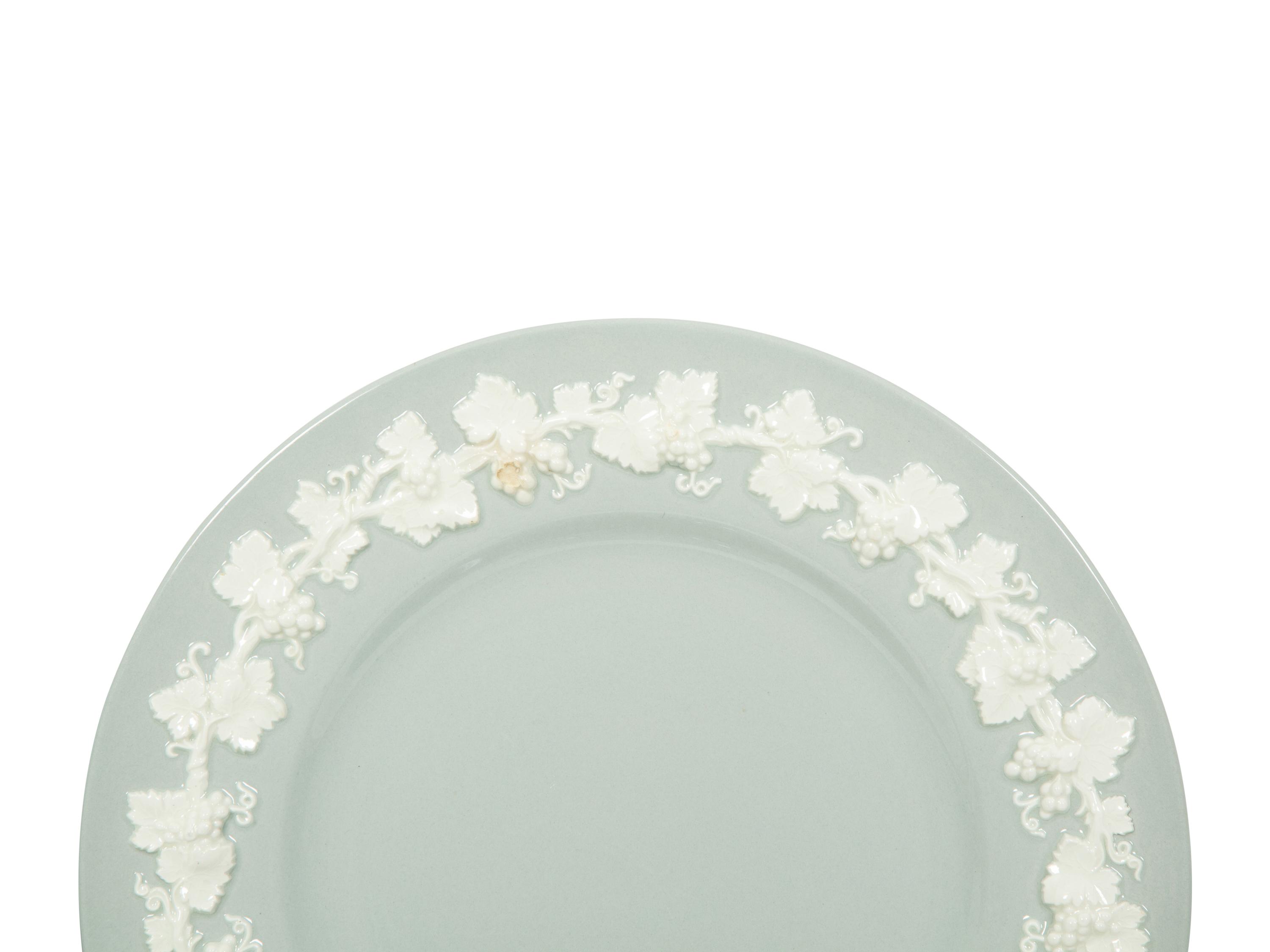 A Wedgwood Embossed Queensware Dinner Service