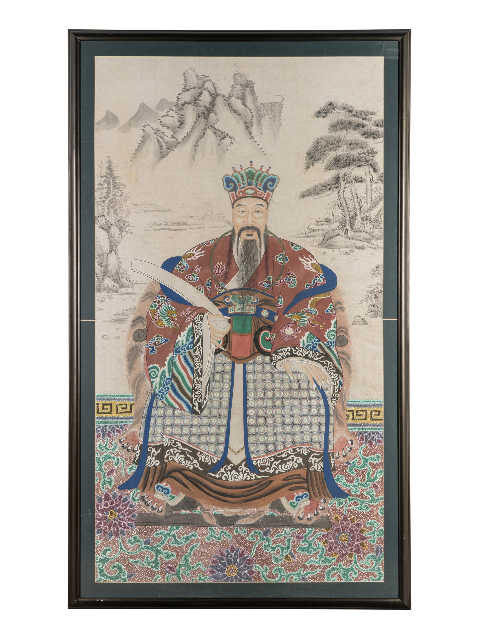 A Pair of Ancestor Portraits
