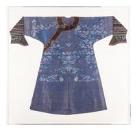 A Blue Ground Silk Gauze Summer 'Dragon' Robe, Jifu