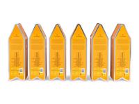 A Set of Six Veuve Clicquot "Arrow" Gift Tins
