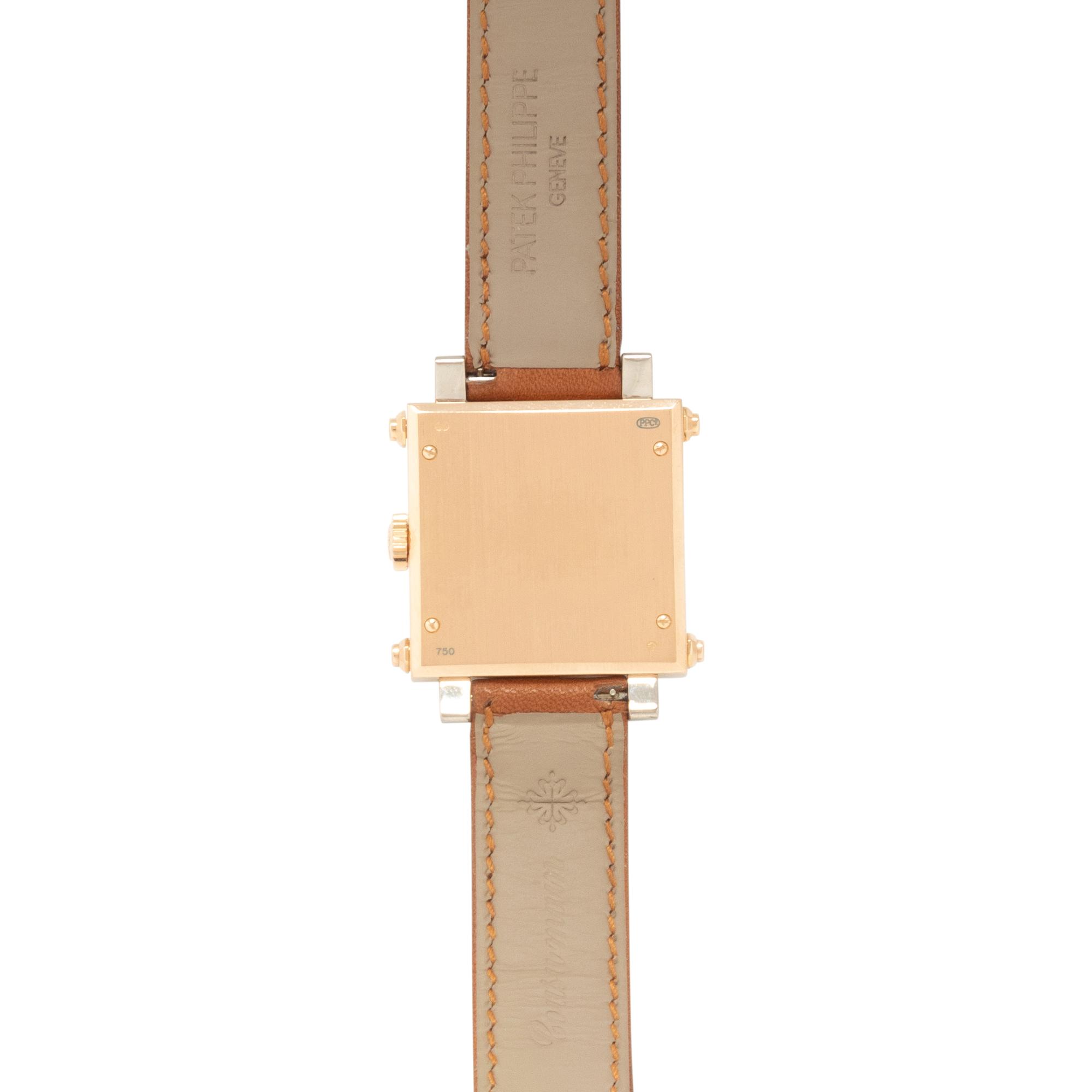 PATEK PHILIPPE, REF. 5099RG 18K ROSE AND WHITE GOLD GONDOLO 'CABRIOLET' WATCH, WITH EXTRACT