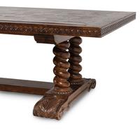 An Italian Oak Parquetry Refectory Table
