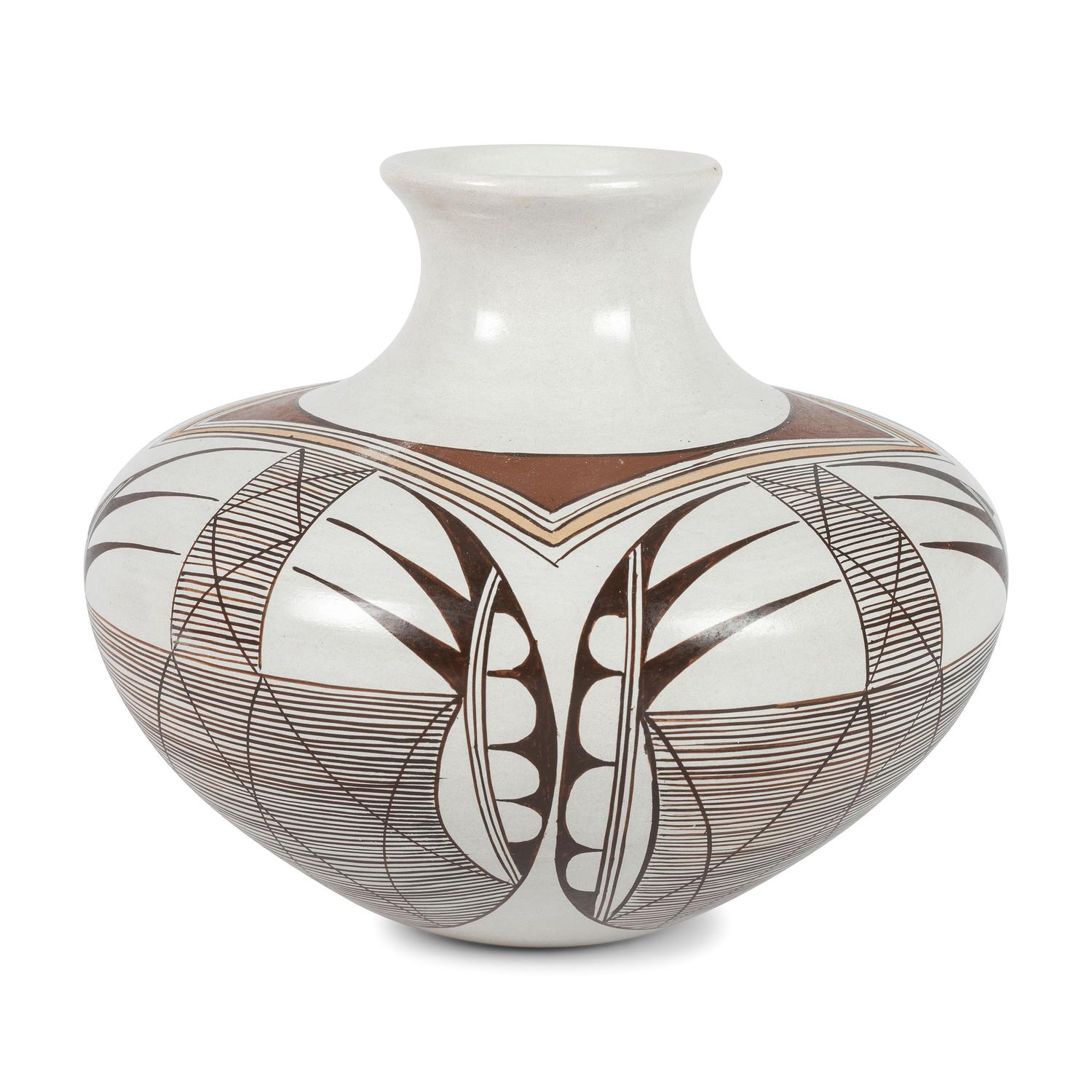 Polychrome Pottery Seed Jar