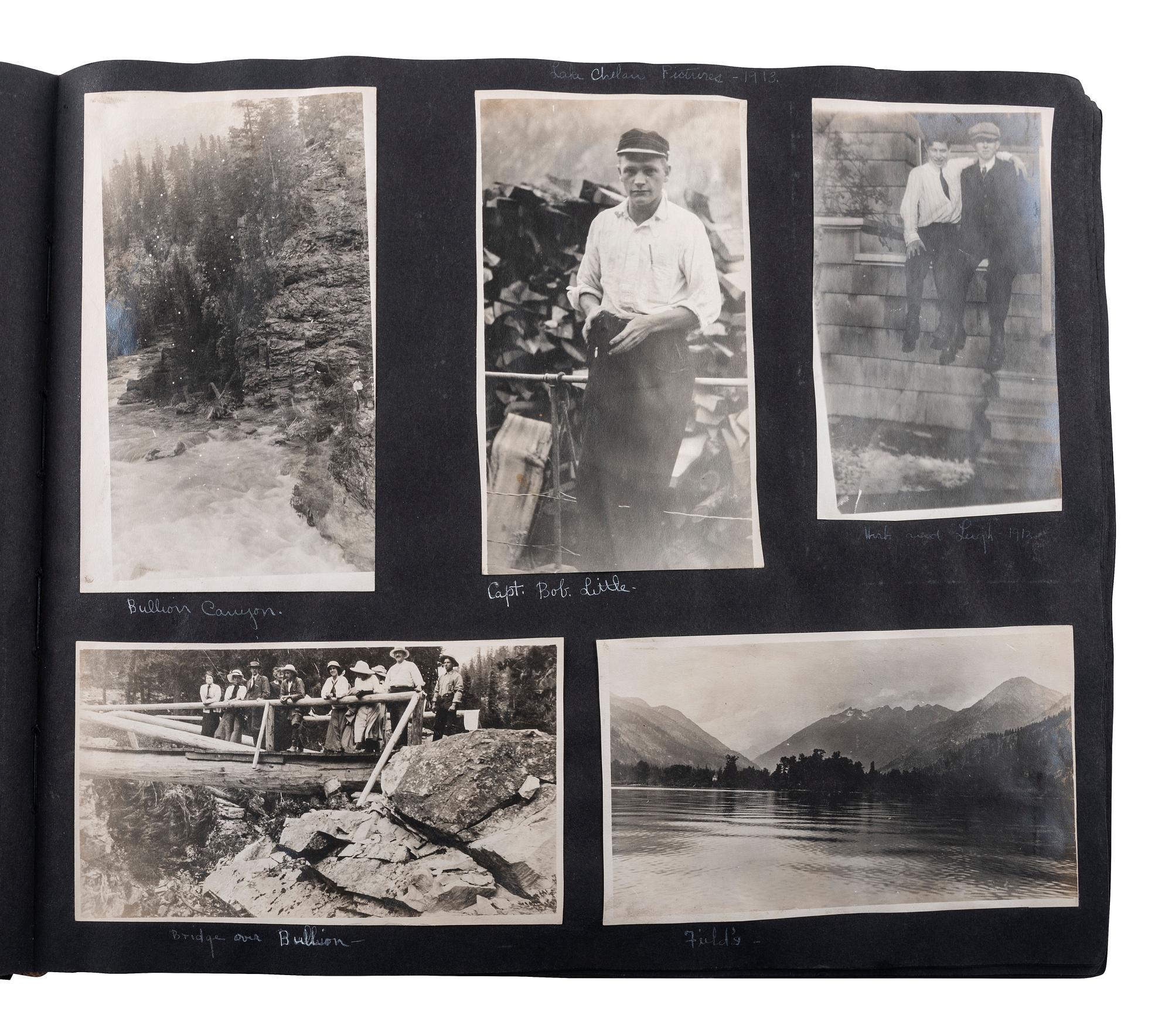 FOREMAN, Leotta (1895-1984). Album featuring original photographs of early Washington state.