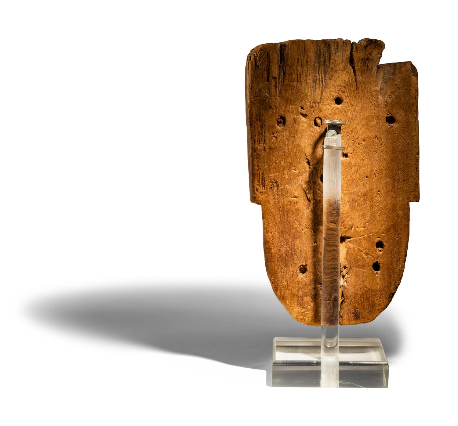 Egyptian Wood Mummy Mask