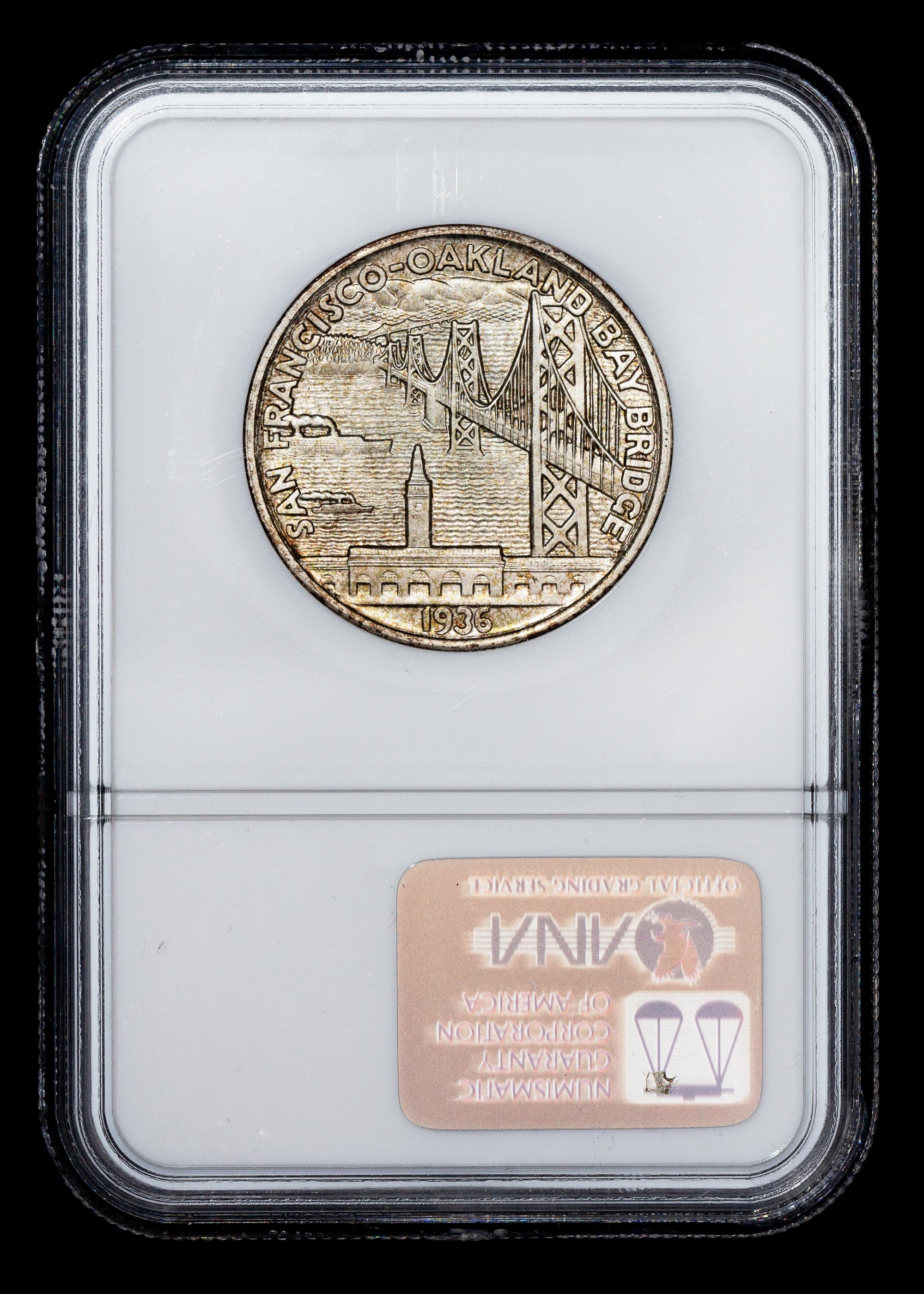 A United States 1936-S Bay Bridge Commemorative 50c Coin