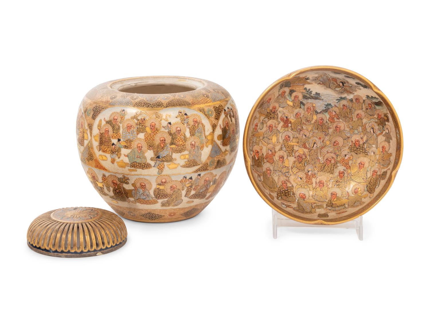 Two Japanese Satsuma Wares
