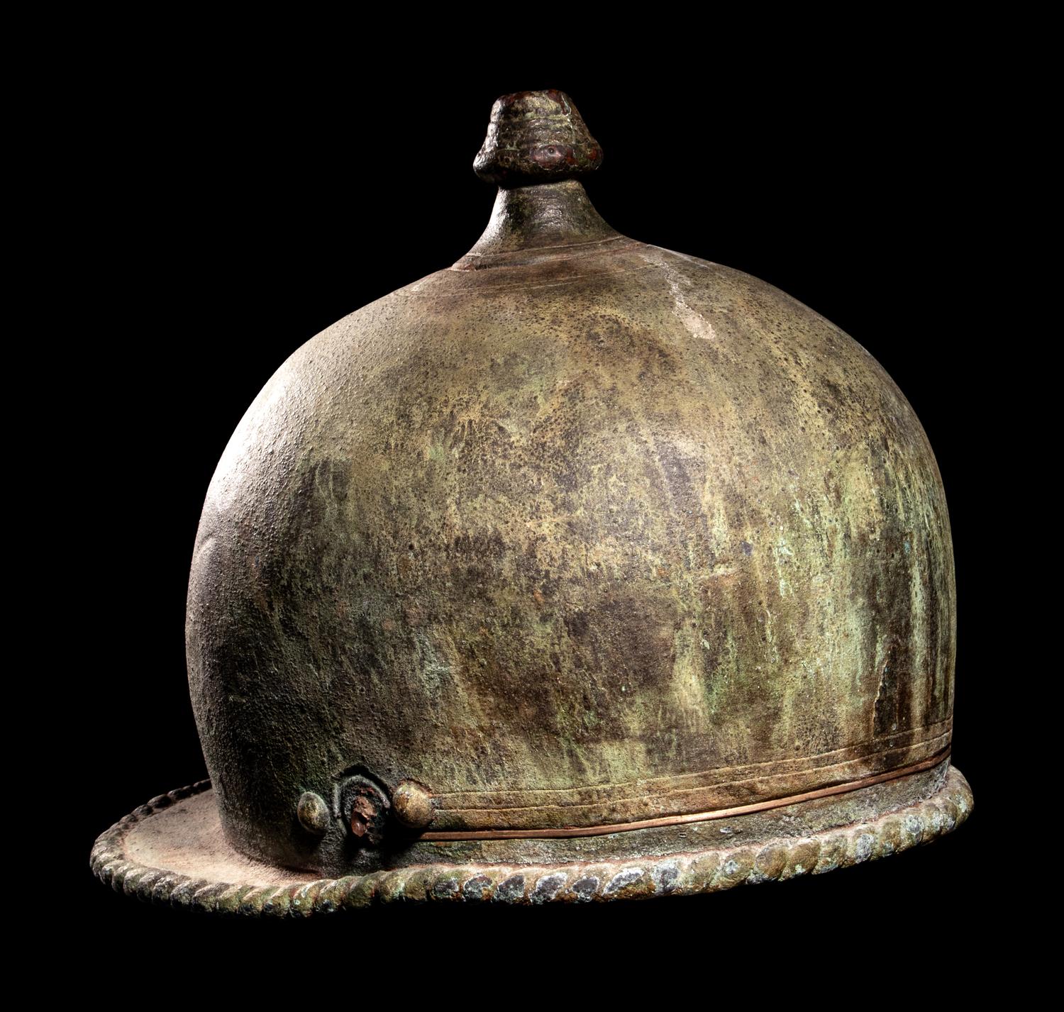 A Roman Bronze Montefortino Helmet