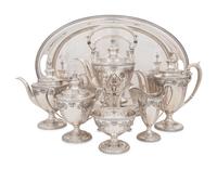 An American Seven-Piece Silver Tea and Coffee Service