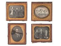 [EARLY PHOTOGRAPHY]. 20 sixth plate daguerreotypes of assorted subjects, incl. trios and an example by EASTMAN.