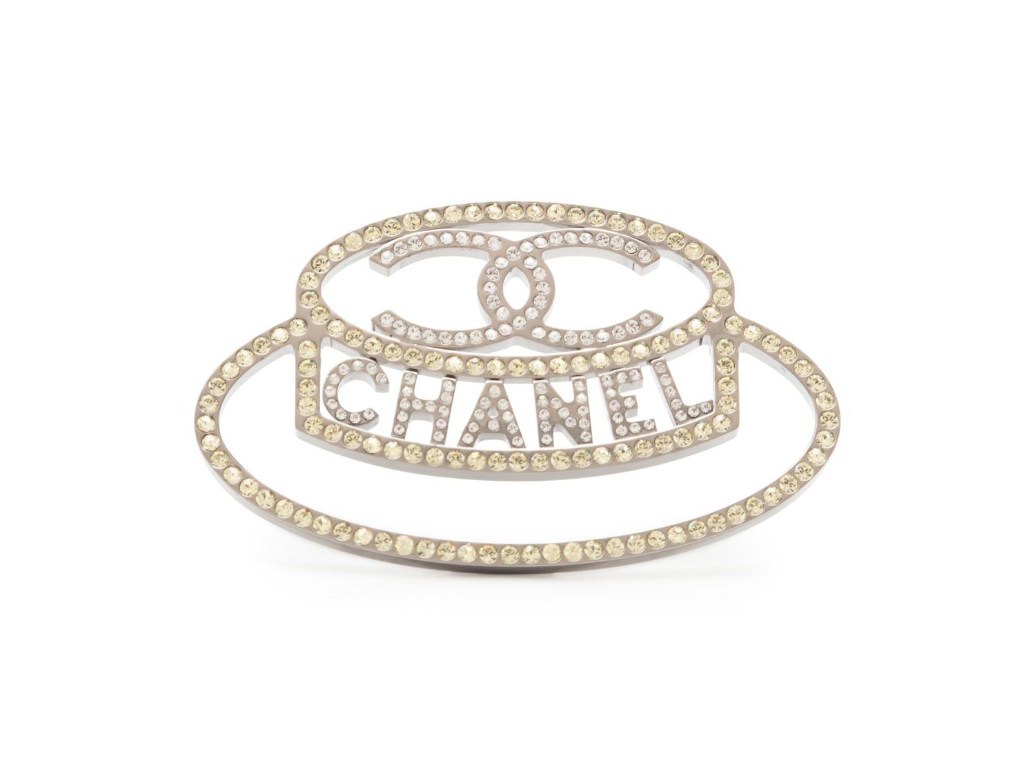 Chanel Rhinestone Brooch, 2017