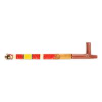 Sioux Quilled Pipe Stem, with Catlinite Bowl
