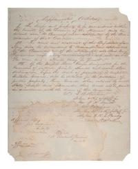 [CIVIL WAR]. CANBY, Major Gen. E.R.S. (1817-1873). Terms of Military Convention entered into this 26th day of May 1865 at New Orleans.... " Official Copy." New Orleans, LA. 26 May 1865.