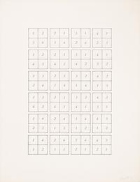 Serial System Using Lines and Color (set of five screenprints with cover sheet)