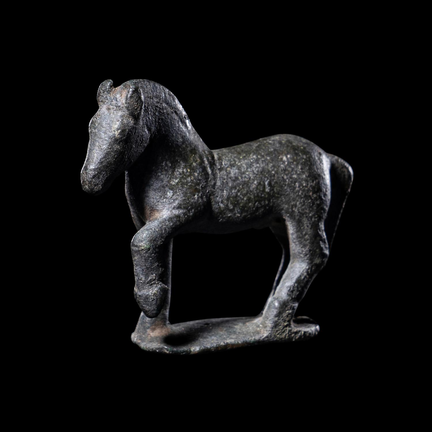A Roman Bronze Horse