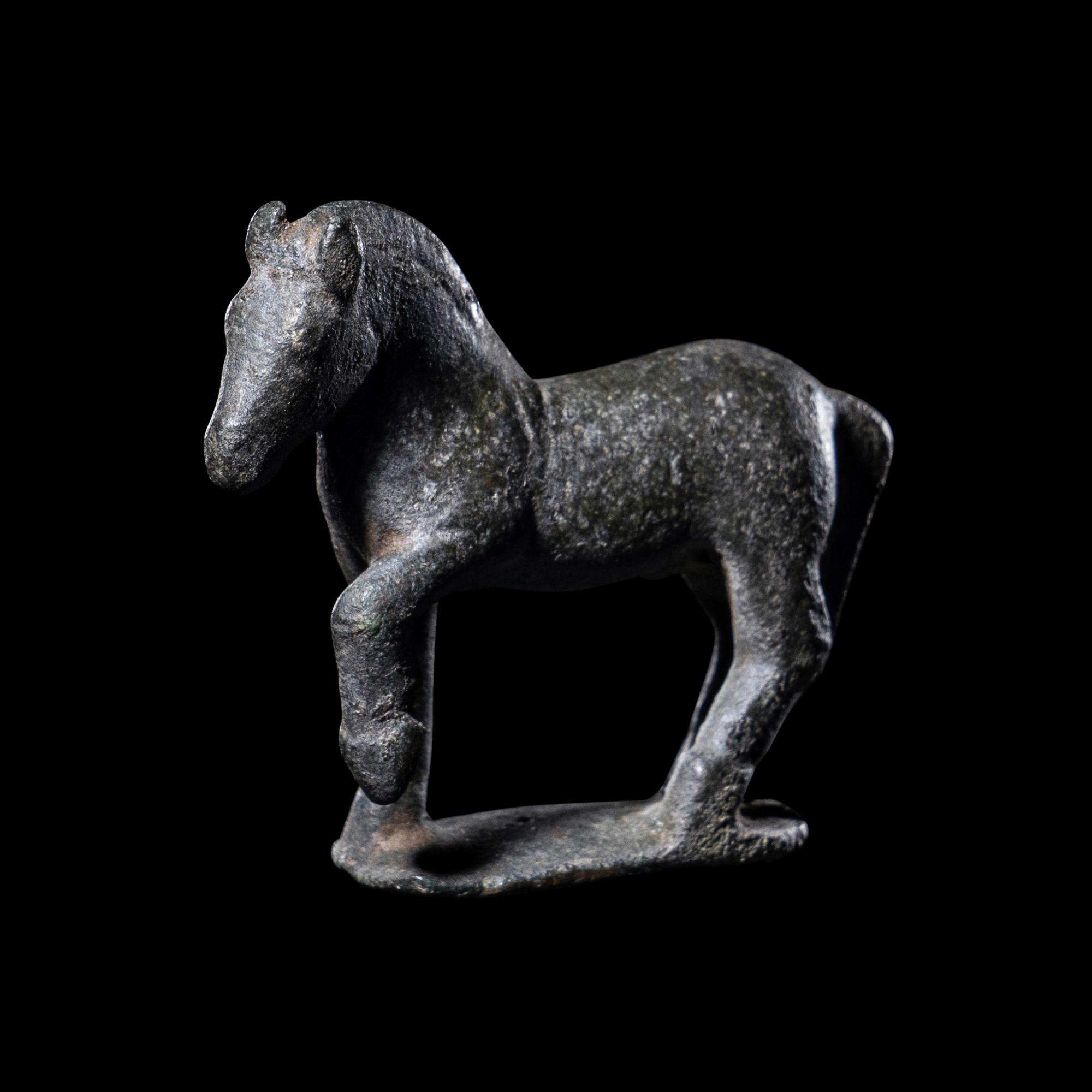 A Roman Bronze Horse