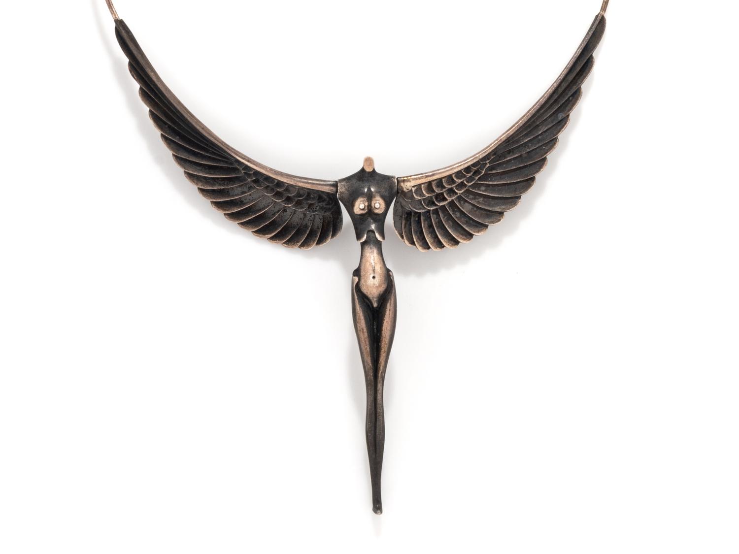 PAUL WUNDERLICH, STERLING SILVER 'NIKE LA VICTORIA' NECKLACE