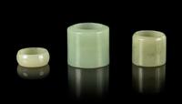 Three Jade Archer's Rings