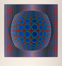 Purple and Blues and Kraft und Natur (a pair of prints)