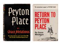 METALIOUS, Grace (1924-1964). Peyton Place . New York: Julian Messner, Inc., 1956.