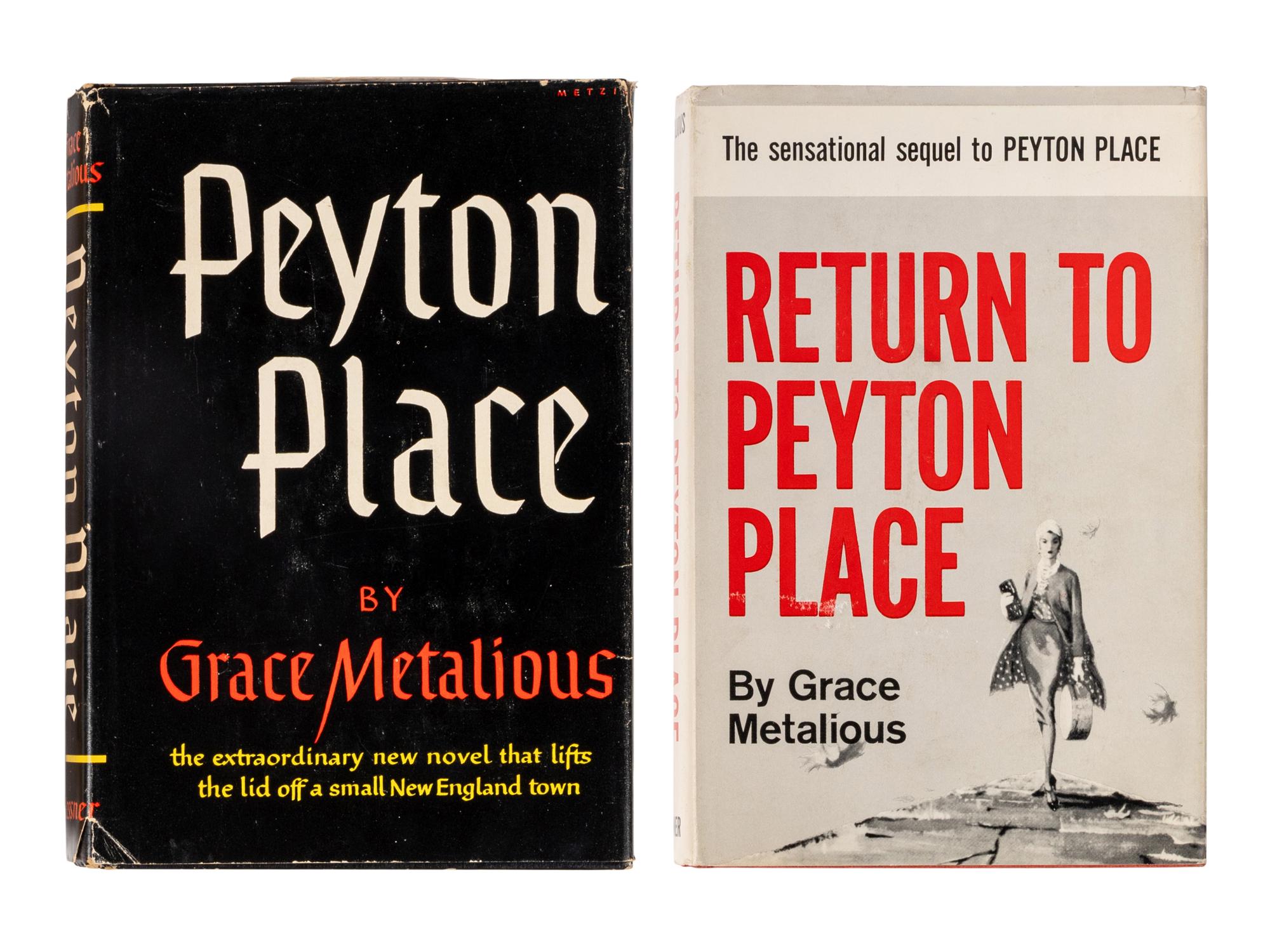 METALIOUS, Grace (1924-1964). Peyton Place . New York: Julian Messner, Inc., 1956.