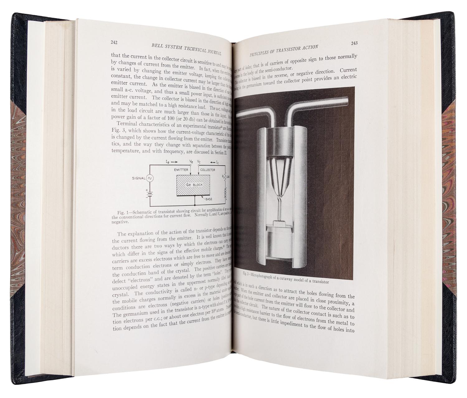 [TRANSITORS]. The Bell System Technical Journal , Vol. 28, Nos. 1-4. New York: American Telephone and Telegraph Company, January-October 1949.
