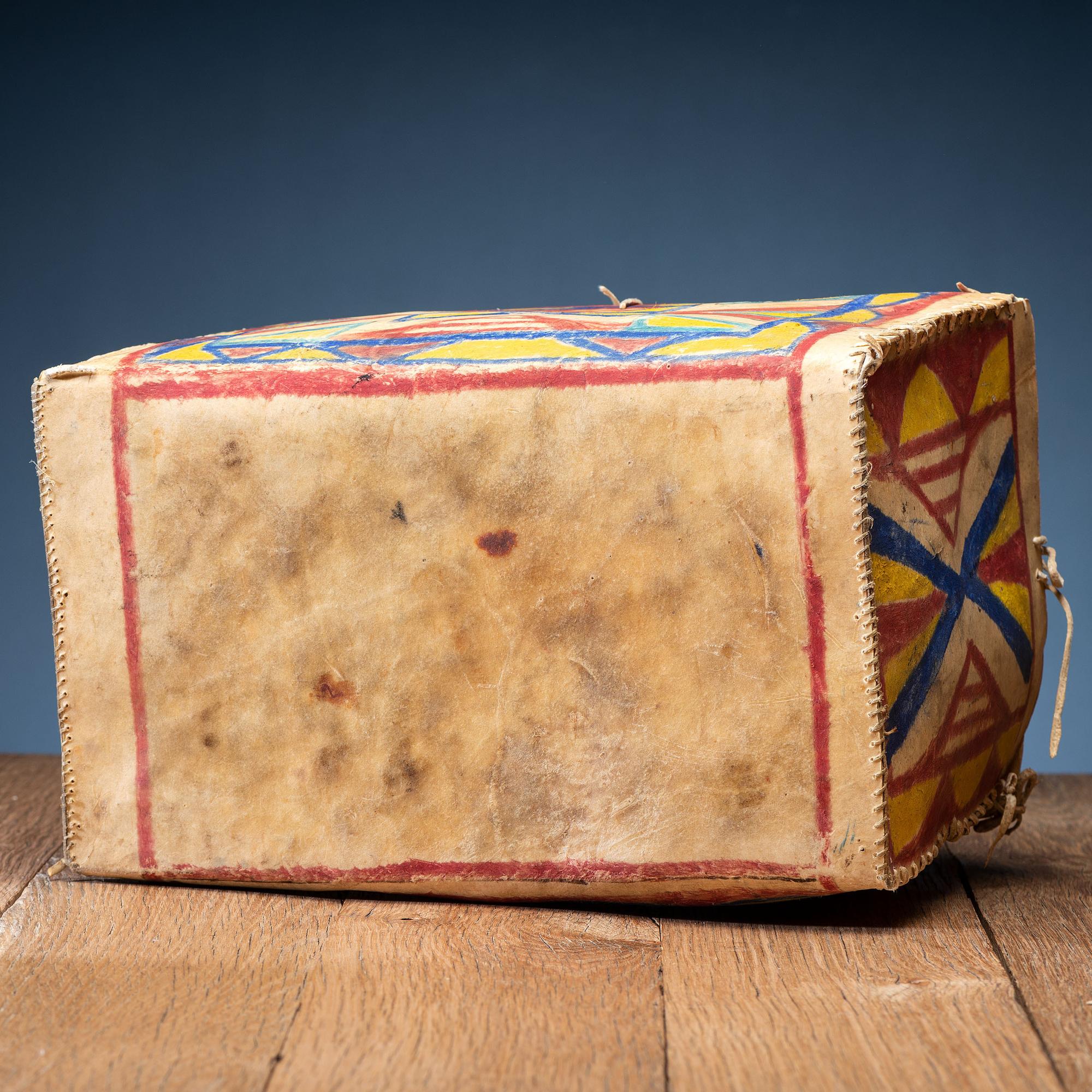 Sioux Painted Parfleche Box