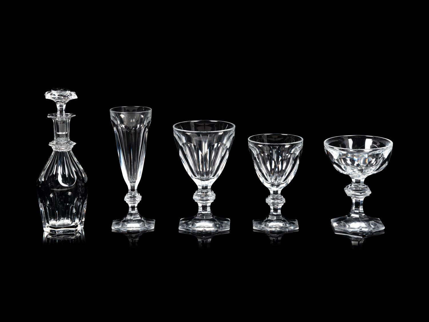A Baccarat Harcourt Stemware Service