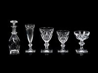 A Baccarat Harcourt Stemware Service