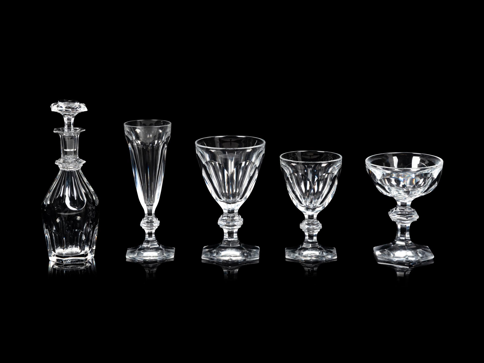A Baccarat Harcourt Stemware Service