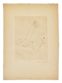 Marc Chagall (Belarusian/French, 1887-1985) — L'écuyère, ca. 1926