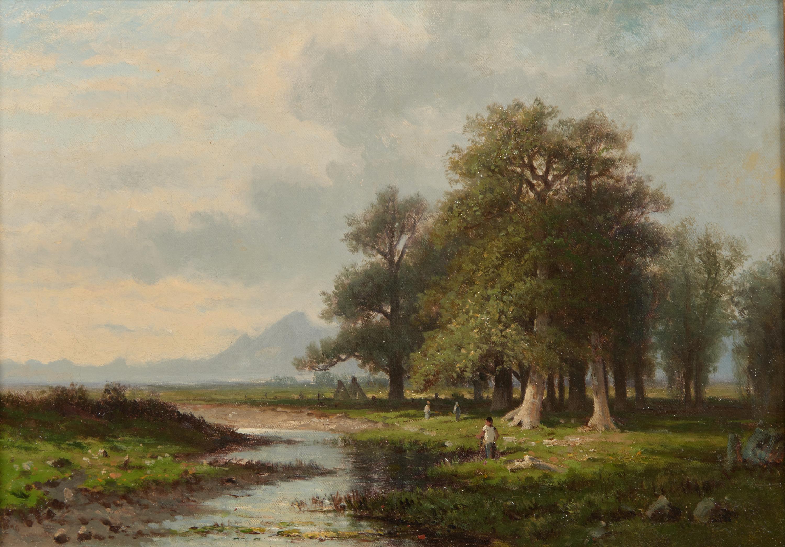 Harvey Otis Young (American, 1840-1901) — The San Joaquin Valley, Ca., 1880
