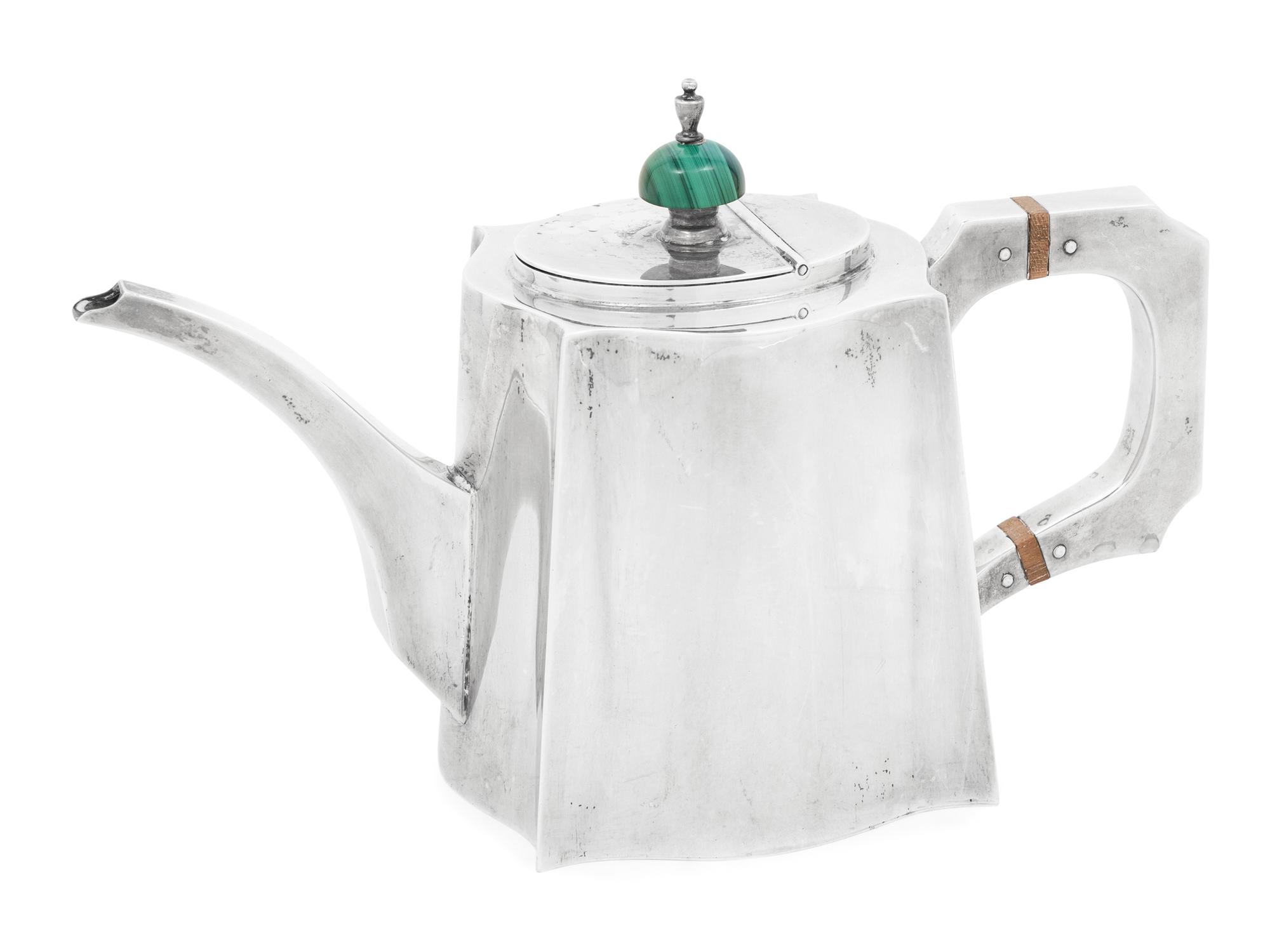 A Cartier Silver Four-Piece Tea and Coffee Service