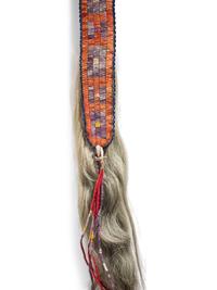 Sioux Quilled Breastplate and Hair Ornament
